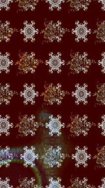 Çiçeksel elementlerle süslenmiş zarif raster dokusu. Küçük çiçekte hoş bir çiçek deseni var. Parlak çiçekli kahverengi renkler üzerine soyut çizim deseni.