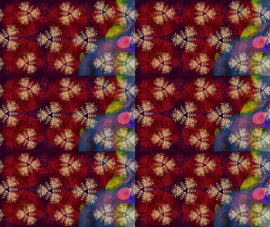 Suluboya etkisi. Raster deseni. Botanik çizim kalıbı. Organik elementler.