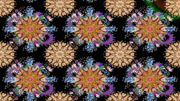 Güzel kumaş deseni. Çizim raster deseni. Çiçek arka planı.