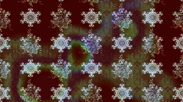 El çizimi. Çiçekli eskiz deseni. Kahverengi renkli çiçekler. Suluboya çizimi.