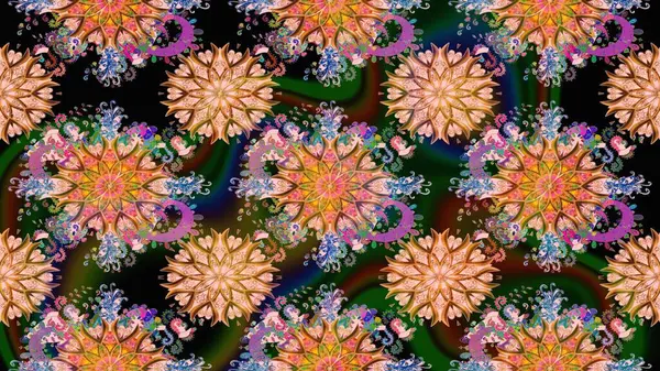 Çiçek izi. Suluboya çizim kalıbı. Suluboya tarzında kahverengi renkte çiçekler.