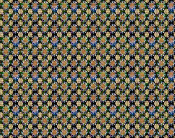 Suluboya çiçekli çiçek deseni. Raster illüstrasyonu. Bej renkli güzel tekstil.