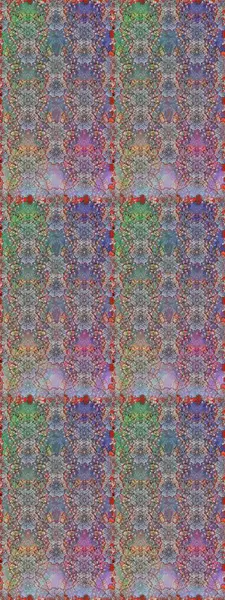 Raster illüstrasyonu. Tarafsız ve gri renklerde Asya tekstil tarzında. Çiçeklerle suluboya desenleri.