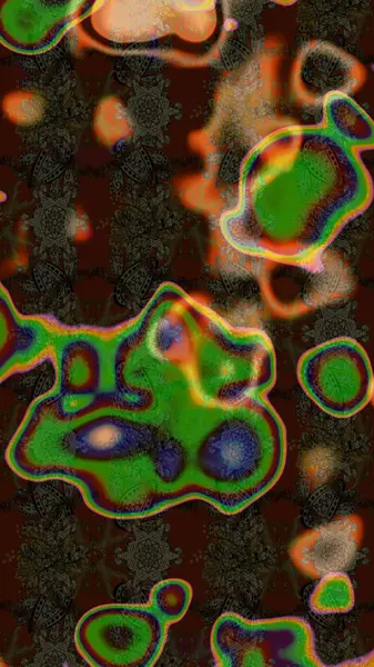 Raster illüstrasyonu. Güzel kumaş deseni. Zentangle soyut çiçekleri. Renkli Bahar Teması eskiz kalıbı. Düz Çiçek Elementleri Tasarımı. Çiçek tozu..