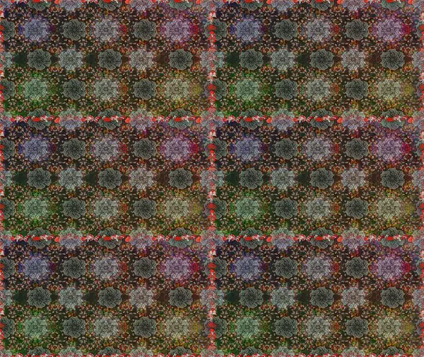 Küçük çiçekli basit, dikişsiz desen. Moda baskısı, albüm, ambalaj kağıdı ve duvar kağıdı için zarif dekoratif süslemeler. Gri renkli şirin çiçekler. Raster illüstrasyonu.