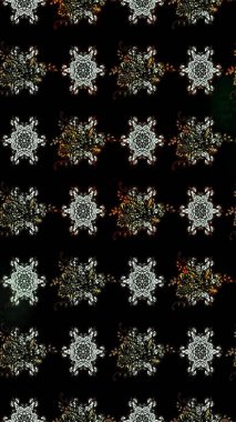 Raster çiçek desenli çiçek deseni, yapraklar, dekoratif elementler, sıçrama, lekeler, el çizimi kontur çizgileri ve Doodle çizim stili, grafik raster çizim çizimi.