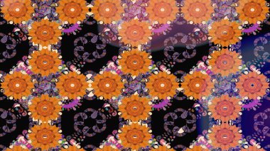 Çiçekli yaz çiçekleri. Motley illüstrasyonu. Küçük çiçekte güzel bir desen. Robot resim. Küçük renkli çiçekler. Moda baskıları için zarif bir şablon.