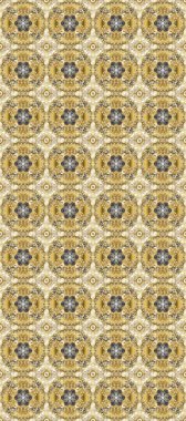 Raster geleneksel oryantasyon süsü. Kusursuz klasik altın desen. Altın desenli bej, nötr ve kahverengi altın elementlerle.