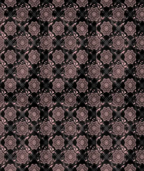 Üzerinde gelincikler ve vadi zambakları olan renkli çiçek desenli nakış deseni. Tekstil tasarımı için siyah renkli geleneksel halk çiçekleri buketi.