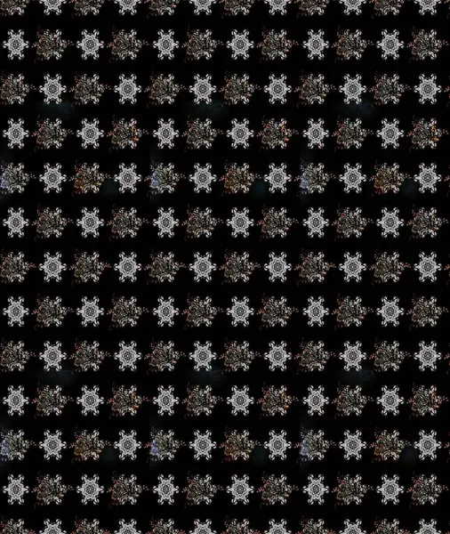 Elle boyanmış suluboya resim çizimleri, çiçekler ve bitkiler. Siyah renkte çiçekler.