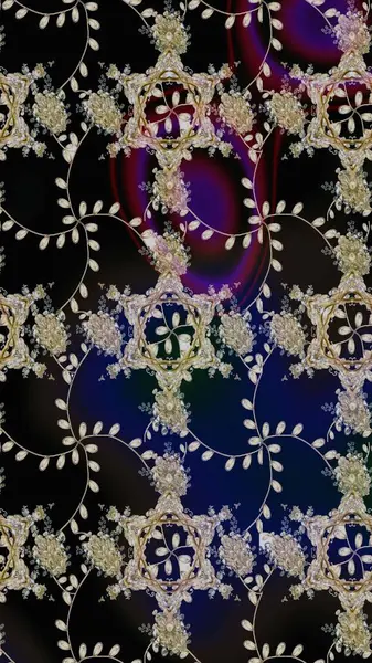 Düz Çiçek Elementleri Tasarımı. Çiçeksel fantezi tasarımı ve parlak bir arka plan çizimi. Renkli Bahar Teması çizim şablonu.