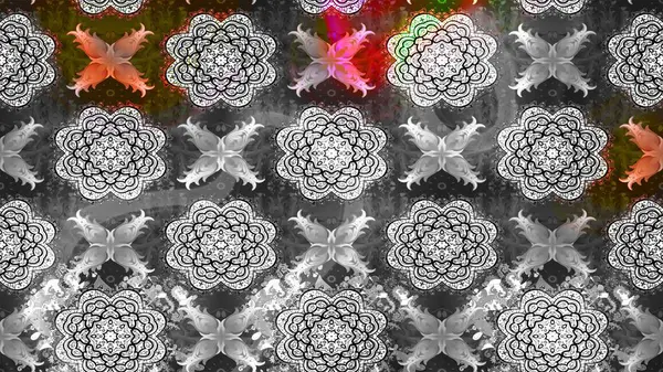 Çiçekli çizim şekli. Gri renkli çiçekler. Düz Çiçek Elementleri Tasarımı. Renkli Bahar Teması çizim şablonu.