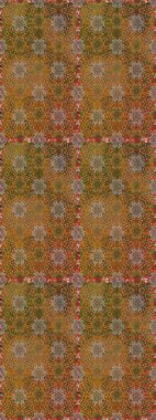 Doğal kozmetik ürünleri, parfüm, çiçekçi dükkanı için bahar ihalesi tasarımı. Karşılama ya da düğün geçmişi olarak kullanılabilir. Paket kağıdı için en iyisi. Kahverengi lale çiçekleriyle pürüzsüz bir desen..