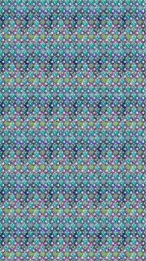 Bir sürü mavi ve nötr soyut çiçekli tropik, pürüzsüz desen. Küçük çiçekteki sevimli çiçek deseni. Varicoloblue ve nötr raster pürüzsüz çizim.