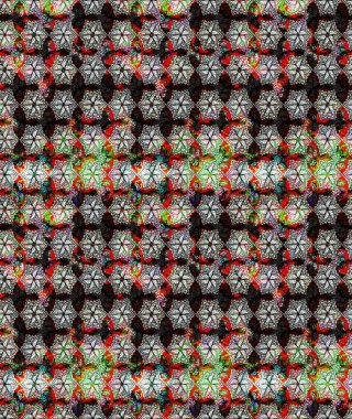 Süslü kumaş deseni. Çiçekli çiçek deseni, suluboya. Raster deseni.