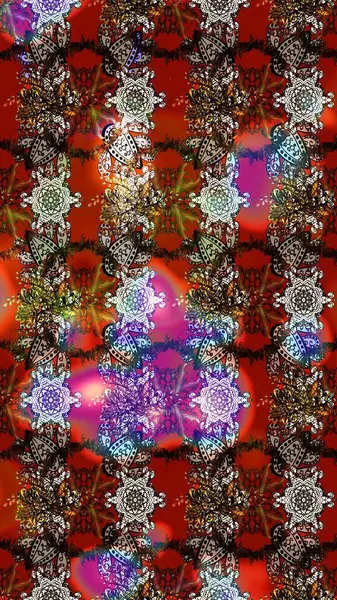 Raster illüstrasyonu. Kahverengi renkli çiçekler. Çizim çiçek deseni duvar kağıdı için kullanılabilir.