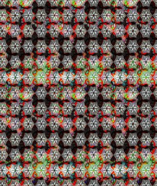 Süslü kumaş deseni. Çiçekli çiçek deseni, suluboya. Raster deseni.