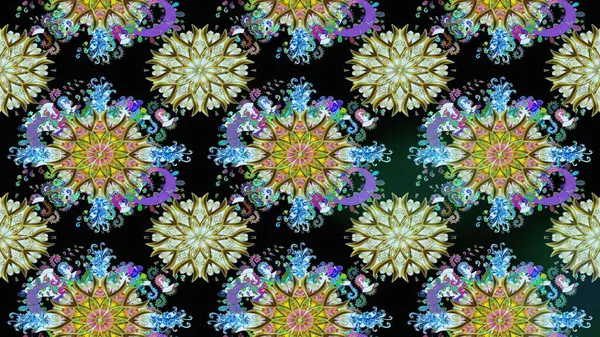 Vadinin çiçekleri siyah ve nötr renklerde. Raster dikişsiz çiçek deseni.