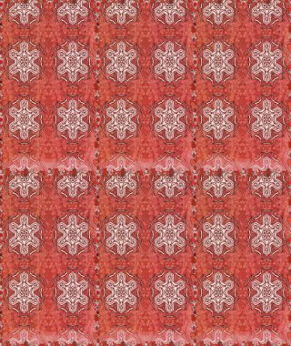 Tekstil için figür. Poster ya da kapak için arka plan. Yapraklı kusursuz desen. Şirin, zarif çiçekler Raster illüstrasyonu. Davetiye ve kartpostal tasarımı için dekoratif çiçek unsurları.