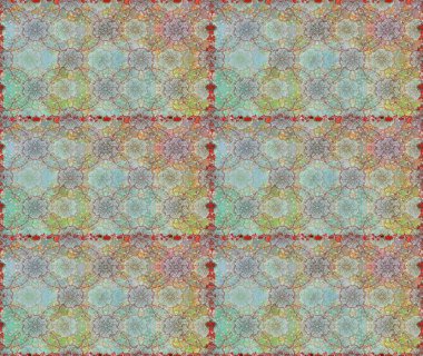 Poster ya da kapak için arka plan. Yapraklı kusursuz desen. Tekstil için figür. Davetiye ve kartpostal tasarımı için dekoratif çiçek unsurları. Sevimli zarif çiçekler Raster illüstrasyonu.