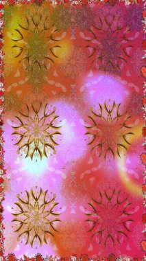 Moda baskıları için zarif bir şablon. Kusursuz. Çiçekli bahar çiçekleri. Küçük çiçekte güzel bir desen. Motley illüstrasyonu. Küçük renkli çiçekler..