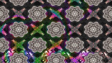 Düz Çiçek Elementleri Tasarımı. Raster illüstrasyonundaki çiçek desenli çizim. Renkli Yaz Temalı eskiz kalıbı. Gri renkli çiçekler.