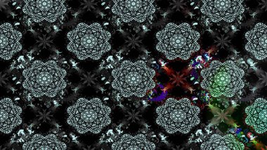 Raster illüstrasyonu. Siyah renkte zarif çiçek buketi suluboya. Renkli Bahar Teması eskiz kalıbı. Düz Çiçek Elementleri Tasarımı.