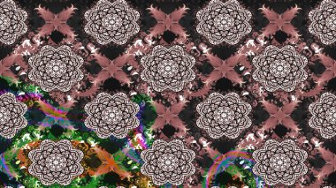 Raster - stok. Gri çiçekli eskiz deseni, suluboya çiçek deseni, sevimli çiçek, duvar kağıdı, kart veya kumaş için fayanslı.