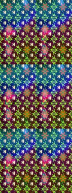 Raster illüstrasyonu. Düz Çiçek Elementleri Tasarımı. Mavi ve mor renkte zarif çiçekli suluboya. Renkli Bahar Teması çizim şablonu.