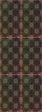 Gri ve kahverengi renkli yaz çiçekleri. Raster deseni. Raster illüstrasyonu. Küçük çiçekte sevimli çiçek deseni var..