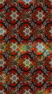 Doodle tarzı. Tekstil ve kapak tasarımı için mükemmel. Renkli kahverengi çizim deseni. Kahverengi renkli çiçekler. Elle çizilmiş sonbahar çiçeği deseni..