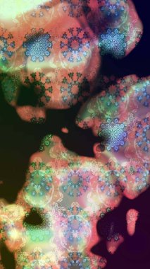 Gri renklerde. Raster illüstrasyonu. Çiçek. Taslak dekoratif arka plan, çiçek mandala.