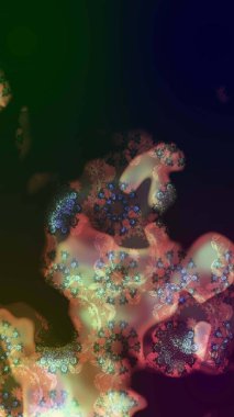 Renkli Yaz Temalı eskiz kalıbı. Gri renkli çiçekler. Raster Illustrasyon 'daki Çiçek Deseni' nin son moda çizimi. Düz Çiçek Elementleri Tasarımı.