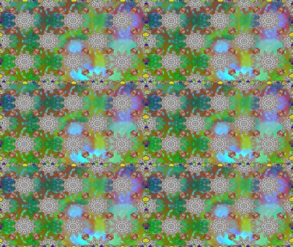 Raster. Zarif, parlak ve pürüzsüz yeşil ve gri çiçek desenli tasarım. Sabıka baskıları, bebek kıyafetleri, duvar kâğıtları, paket kutuları vb..