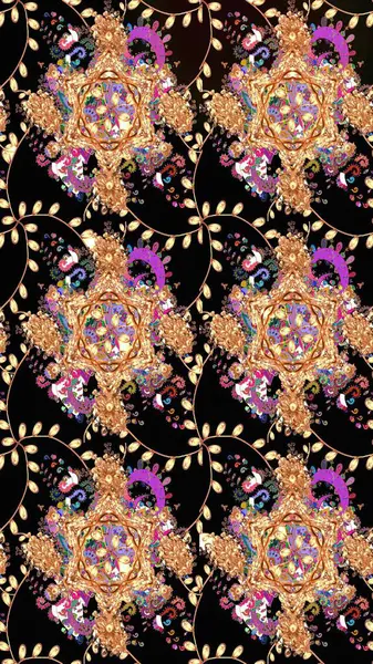 Raster deseni. Küçük çiçekteki sevimli çiçek deseni. Nazik, yaz çiçekleri siyah renklerde. Raster illüstrasyonu.