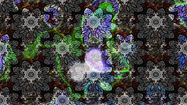 Raster Güzel kumaş deseni. Çiçek arkaplan ile soyut zarafet çizim deseni.