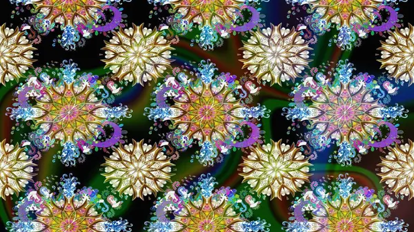 Yumuşak pamuk tasarımı. Yumuşak fayans. Paketleme, tekstil, duvar kâğıdı için çiçek eskizi. Klasik çiçek desenli. Raster taze dokusu.