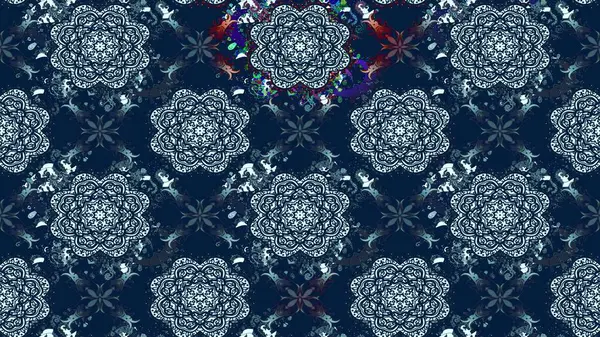 Çiçekli çiçek deseni, suluboya. Küçük çiçekte güzel bir çiçek deseni var. Raster deseni.