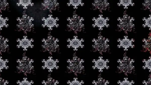 Modern çiçek arkaplanı. Moda baskıları için zarif bir şablon. Halk tarzı. Parlak renkli çiçekleri ve siyah yaprakları olan harika bir çiçek deseni..