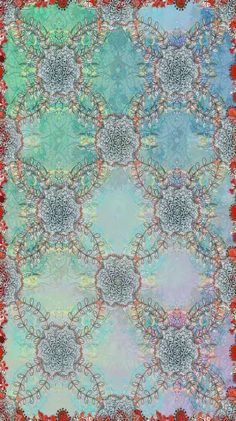 Çiçekli karalama şeklinde Raster çiçek deseni. Nazik, narin çiçek arkaplanı. Tarafsız renklerde çiçekler.