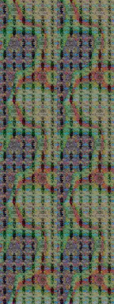 Çiçekli karalama şeklinde Raster çiçek deseni. Yumuşak, bahar çiçekli arka plan. Kahverengi ve yeşil renkte çiçekler.