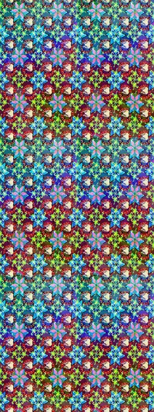 Raster illüstrasyonundaki çiçek desenli çizim. Düz Çiçek Elementleri Tasarımı. Renkli Bahar Teması eskiz kalıbı. Süslü kumaş deseni.