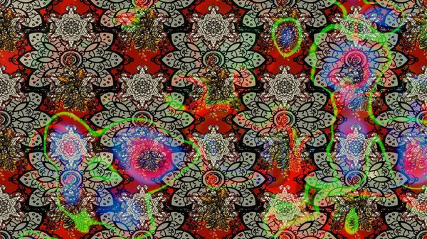 Suluboya tarzında gri renkli çiçekler. Raster illüstrasyonunda çiçek deseni çizimi.