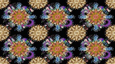 Nazik romantik baskı. Raster güzel bir çiçek deseni çizmiş. Tatil havası. Bahar mevsimi.