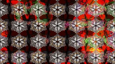 Güzel kumaş deseni. Renkli Bahar Teması eskiz kalıbı. Düz Çiçek Elementleri Tasarımı. Raster illüstrasyonunda çiçek deseni çizimi.