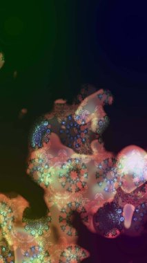 Renkli Yaz Temalı eskiz kalıbı. Raster Illustrasyon 'daki Çiçek Deseni' nin son moda çizimi. Güzel kumaş deseni. Düz Çiçek Elementleri Tasarımı.