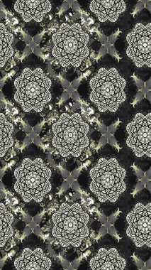 Raster illüstrasyonu. Chichi 'nin kumaş kalıbını çiz. Renkli Bahar Teması eskiz kalıbı. Düz Çiçek Elementleri Tasarımı. Çiçek deseni.