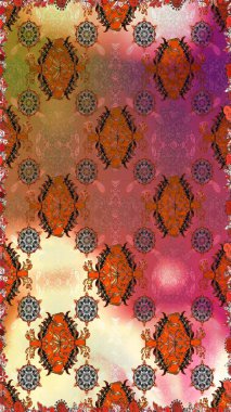 Kahverengi ve bej çiçekli bahar çiçekleri. Küçük çiçekte güzel bir desen. Motley illüstrasyonu. Küçük renkli çiçekler. Moda baskıları için zarif bir şablon.