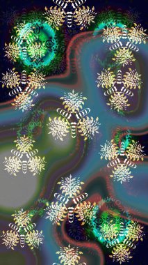 Mavi renkli çiçekler. Çiçek desenli eskiz. Tişört baskısı için çiçek boyama rasteriName.