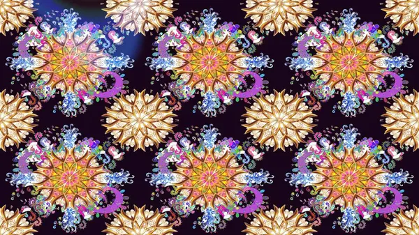 Güzel kumaş deseni. Güzel suluboya yaz çiçekleri deseni..